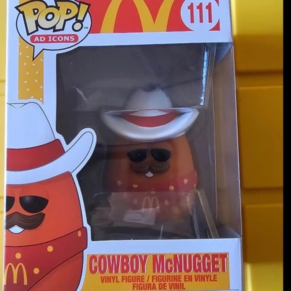 Funko Pop! Cowboy McNugget Vinyl Figure - Orange and White